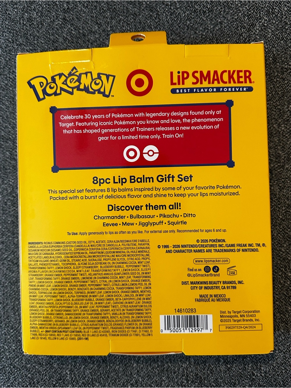 POKEMON Limited Edition Chapstick Set - Picture 2 of 2
